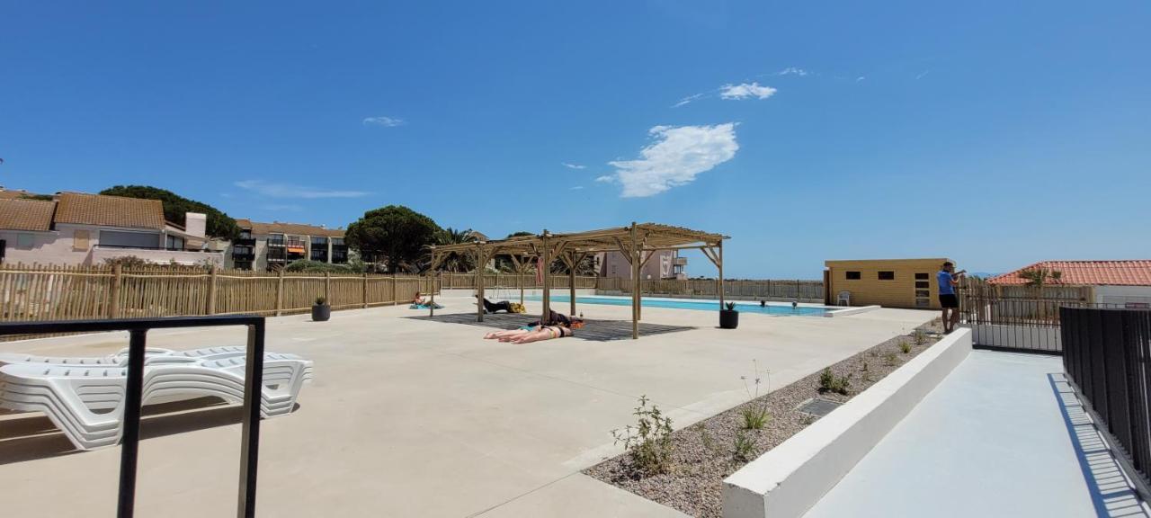 Bel Appartement Vue Sur Le Lac Marin Avec Piscine Le Barcarès Exteriör bild